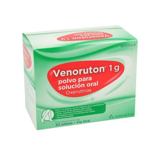 Venoruton 1 G Polvo Para Solucion Oral, 30 Sobres
