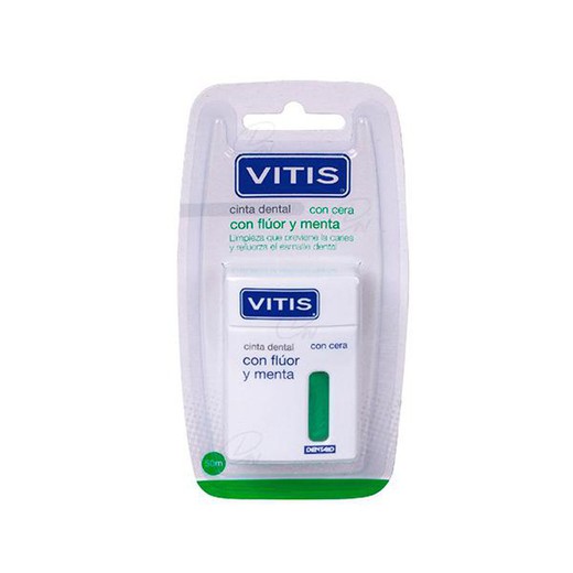 Vitis Dental Cinta Con Fluor Y Menta 50m