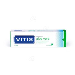 Vitis Pasta Dentifrica Aloe 15 Ml. Pasta dentifrica con sabor extrafresco, anticaries y antiplacas