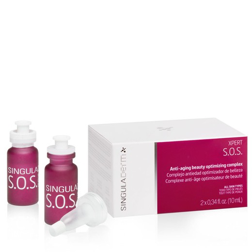 Xpert Sos 2x10 Ml. Tratamiento antioxidante, antiarrugas, detoxificante para la piel