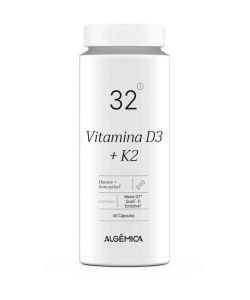 Algemica 32 Vitamina D3+K2 40 cápsulas