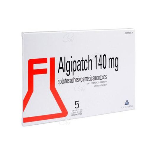 Algipatch 140 Mg Apositos Adhesivos Medicamentosos, 5 Apósitos
