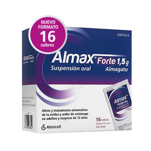 Almax Forte 1,5 G Suspension Oral, 16 Sobres