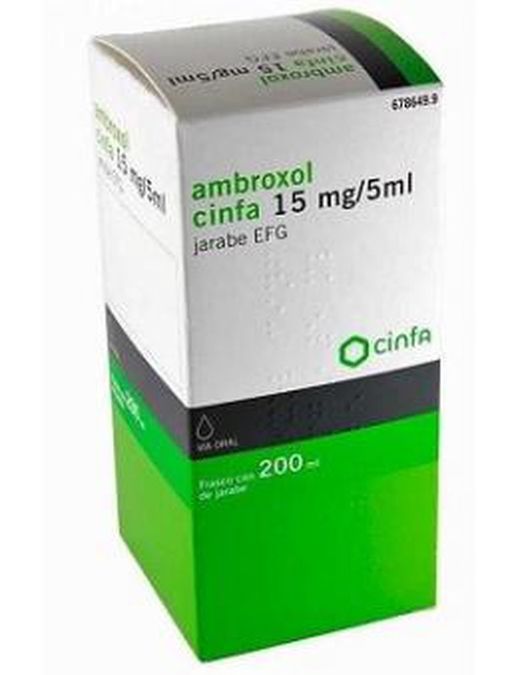 Ambroxol Cinfa 15 Mg/5 Ml Jarabe Efg, 1 Frasco De 200 Ml