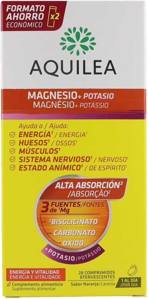 Aquilea Magnesio + Potasio 28 Comprimidos Efervescentes