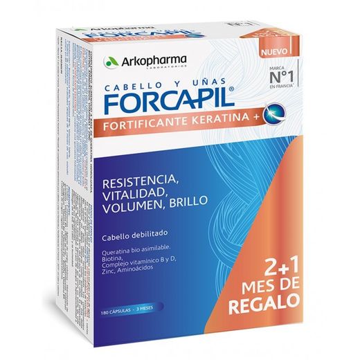 Arkopharma forcapil fortificante keratina + 180 cápsulas