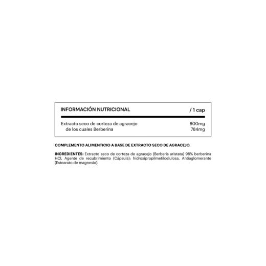 Be Levels Berberine 60 vegecaps 60 tomas
