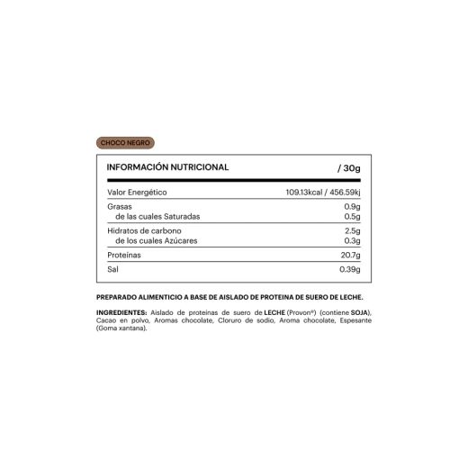 Be Levels Whey Isolated Protein Chocolate Negro 25 tomas