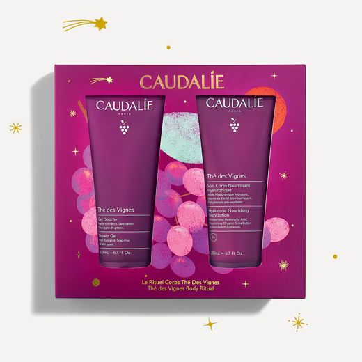 Caudalie Cofre Thé des Vignes - Gel de ducha 200ml + Crema Corporal 200ml