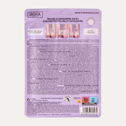 IROHA Nature Calcetines Mascarilla Peeling Exfoliante 2x20 ml