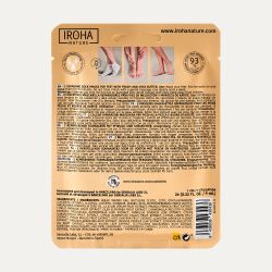 IROHA Nature Calcetines Mascarilla Reparadores de Melocotón 2x9ml