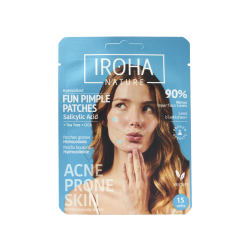 Iroha Nature Parches Granos FUN con Ácido Salicílico 15 unidades