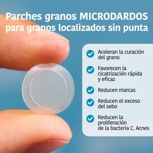 Iroha Nature Parches Granos Microdardos con Ácido Salicílico 12 unidades