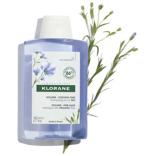 Klorane Champu de lino cabellos finos 400 Ml