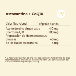 Kobho Astaxantina + CoQ10 60 capsulas