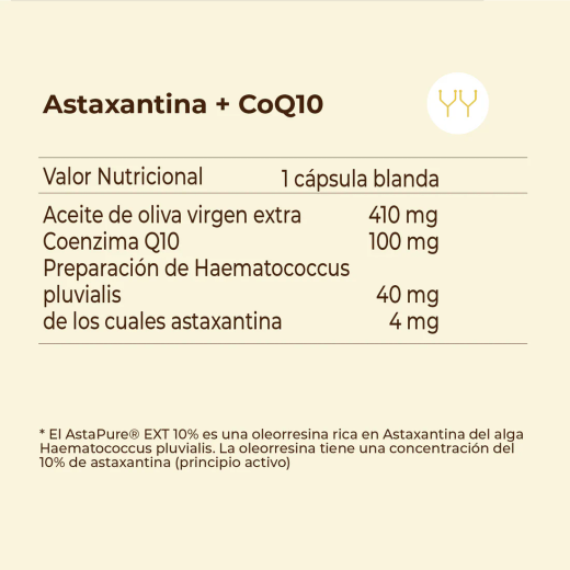 Kobho Astaxantina + CoQ10 60 capsulas