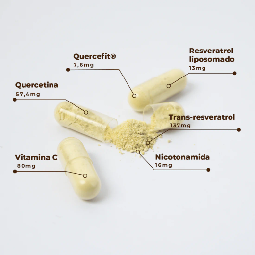 Kobho Trans Resveratrol + Quercetina 60 capsulas