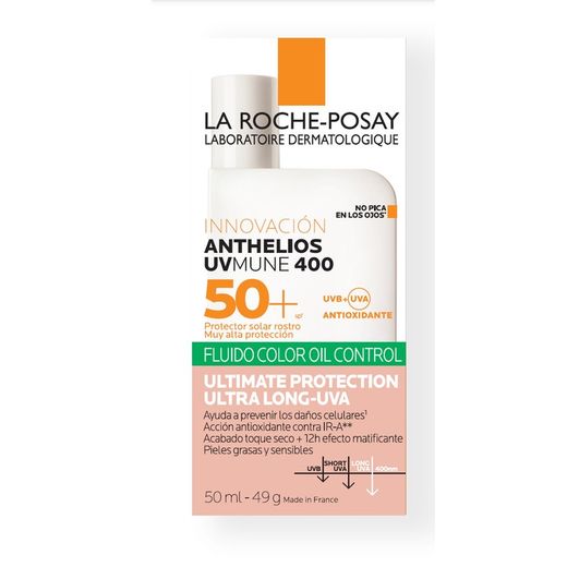 La Roche-Posay Anthelios UV Mune 400 SPF 50+ Ölkontrollflüssigkeit FARBE 50 ml