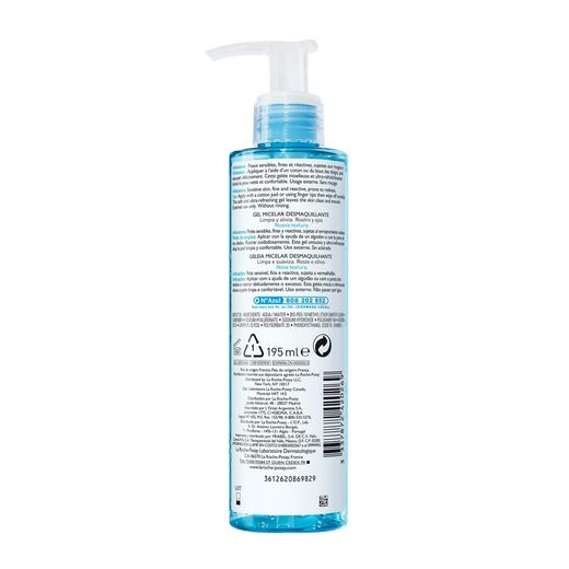 La Roche Posay Toleriane Rosaliac Gel Micelar Desmaquilhante 195ml