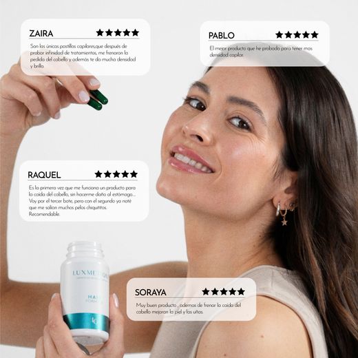 Luxmetique Hair Formula 60 cápsulas
