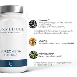 Luxmetique Pureomega formula 60 cápsulas