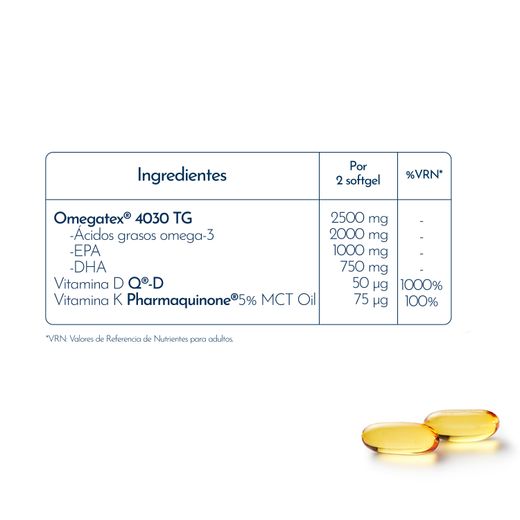 Luxmetique Pureomega formula 60 cápsulas