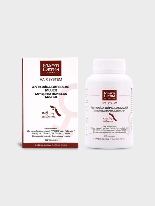 Martiderm Hair System Anti-Haarausfall-Kapseln für Frauen 120 Kapseln