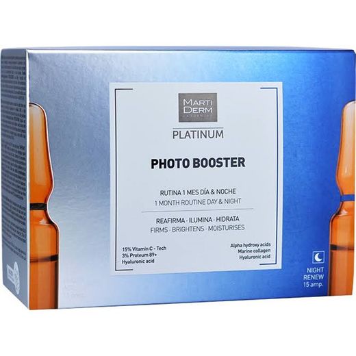 Martiderm Platinum Photo Booster 15 Ampollas + 15 Ampollas