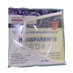 Transparente waschbare Maske FARBEN Erwachsene
