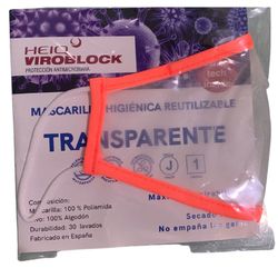 Transparente waschbare Kindermaske