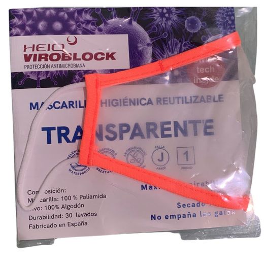 Transparente waschbare Kindermaske