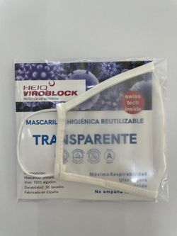 Transparente waschbare Kindermaske