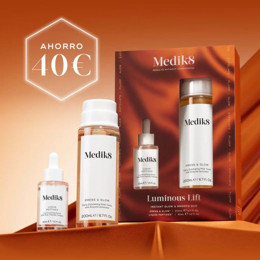 Medik8 Luminous Lift ( Press and Glow 200ml + Liquid Peptides 30ml)