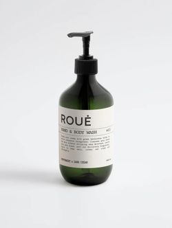 Roue Hand- und Körperwaschmittel Nr. 03 Pfefferminze und dunkles Zedernholz, 490 ml