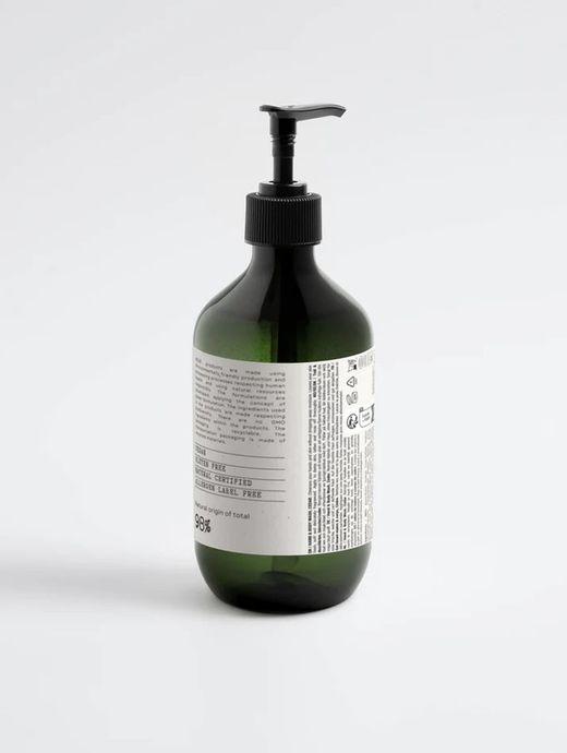Roue Hand- und Körperwaschmittel Nr. 03 Pfefferminze und dunkles Zedernholz, 490 ml
