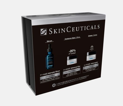 Skinceuticals PACK Firmeza y Efecto Lifting (Age Interrupter Serum 30ml + AGE Advanced Eye 15ml + Age Interrupter Crema 15ml)