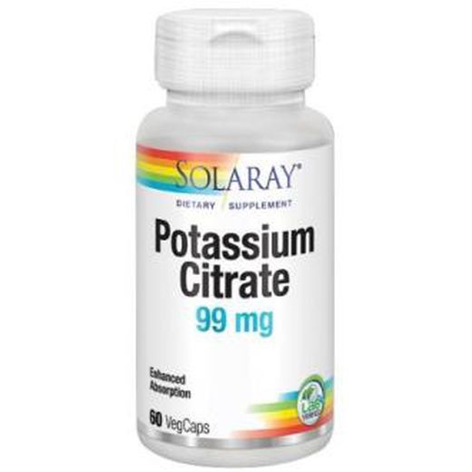 Solaray Citrato De Potasio 60 Caps