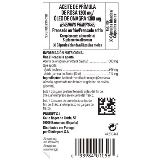Solgar Primula De Rosa Huile 500mg 30 Comp