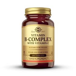 Solgar B COMPLEX  with Vitamin C 100 tabs
