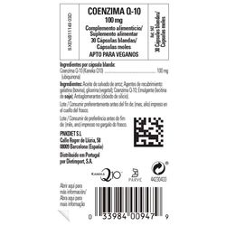 Solgar Coenzima Q-10 100 mg - 30 cápsulas blandas