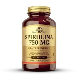 Solgar Espirulina 750 mg 80 cápsulas