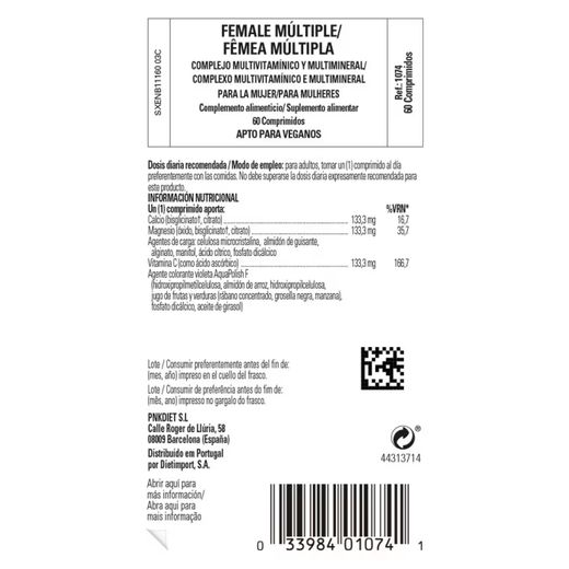 Solgar Femme Multiple 60 Comprimés
