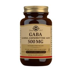Solgar GABA 500 mg (ácido gamma aminobutírico) - 50 cápsulas vegetales