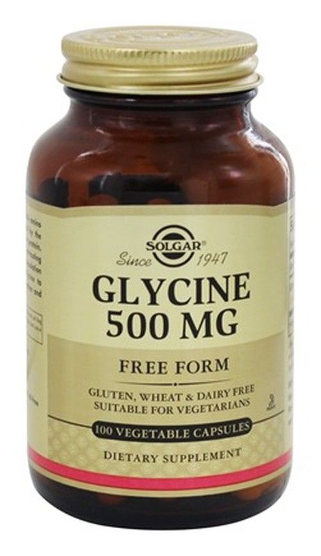 Solgar Glicina 500mg 100 Capsulas