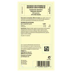 Solgar Magnesio con Vitamina B6 250 comprimidos