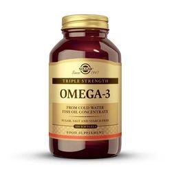 Solgar Omega-3 Triple Concentración 100 Cápsulas Blandas