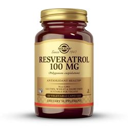 Solgar Resveratrol 100 mg 60 Cápsulas
