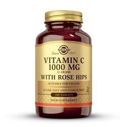 Solgar Vitamina C 1000 mg con Escaramujo 100 comprimidos