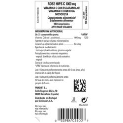 Solgar Vitamina C 1000 mg con Escaramujo 100 comprimidos