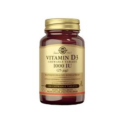Solgar Vitamina D3 1000 IU 25 μg - 100 comprimidos